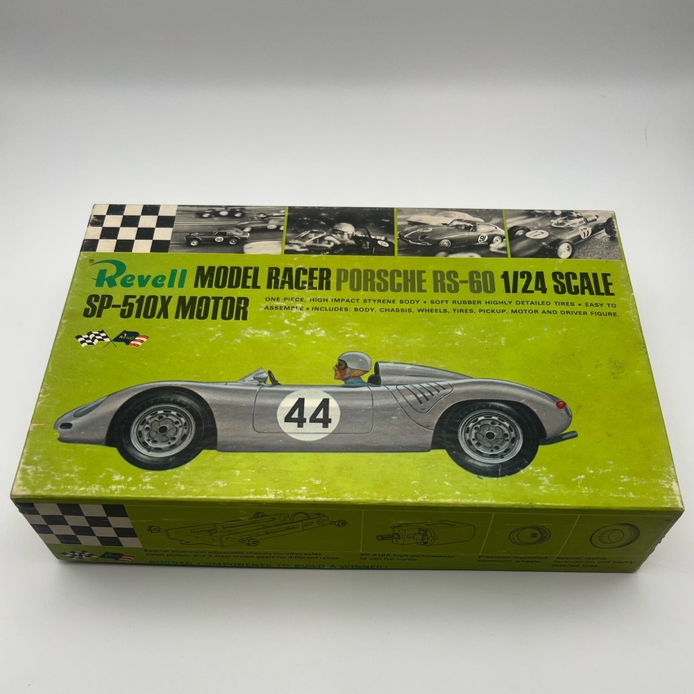 COLLECTORS-Silver Porsche RS-60 Model Racer SP-510X